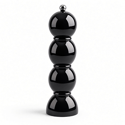 Black  Bobbin Salt or Pepper Mill