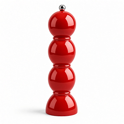 Red Bobbin Salt or Pepper Mill