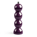 Aubergine Bobbin Lacquer Salt or Pepper Mill