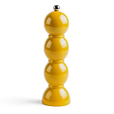Mustard Bobbin Lacquer Salt or Pepper Mill