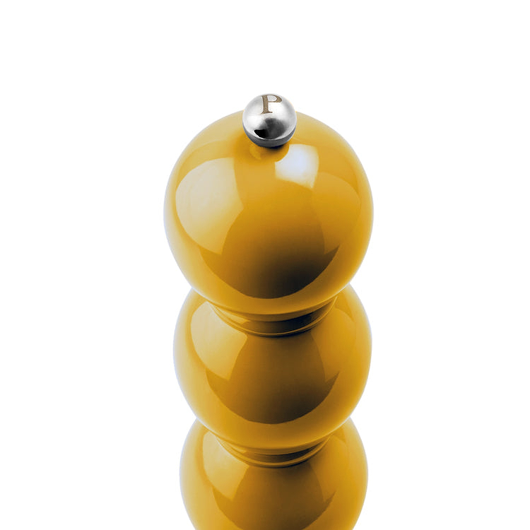 Salz- oder Pfeffermühle Bobbin mit senffarbener Lackierung