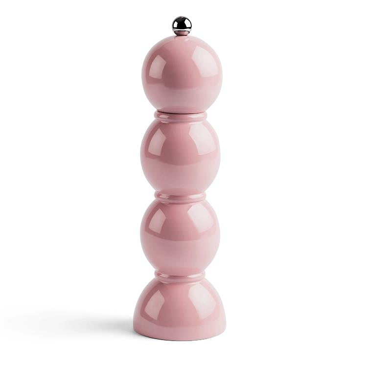 Mauve Bobbin Lacquer Salt or Pepper Mill
