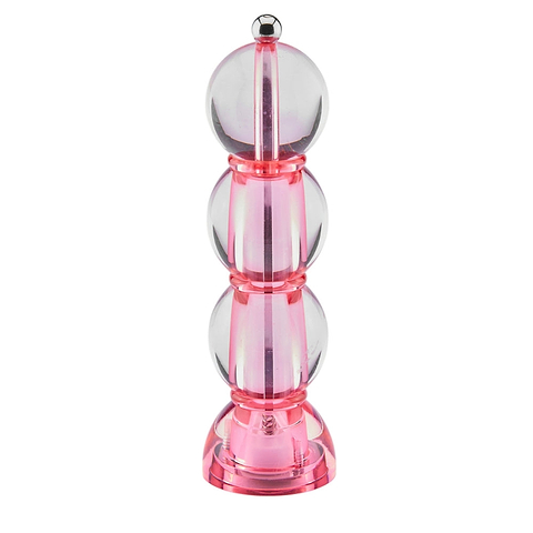 Pink Icy Bobbin Salt or Pepper Mill
