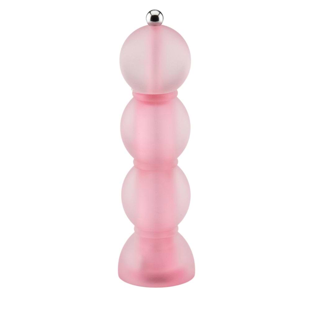 Pink Frosty Bobbin Salt or Pepper Mill