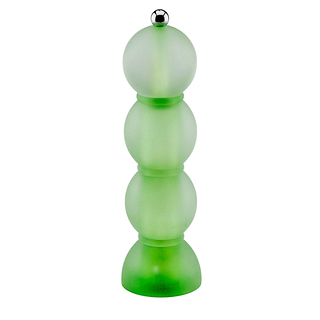 Green Frosty Bobbin Salt or Pepper Mill