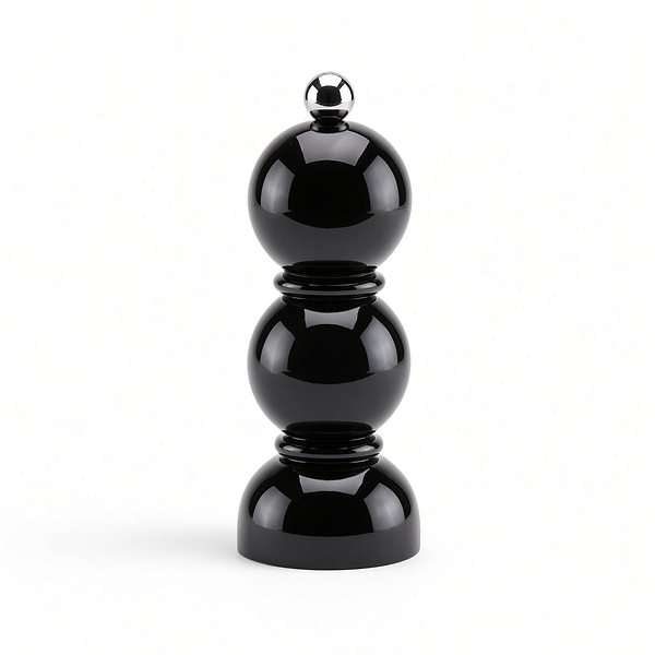 Schwarze Mini Bob Salz- oder Pfeffermühle