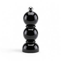 Black Mini Bob Salt or Pepper Mill