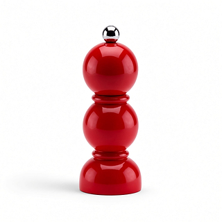 Rote Mini Bob Salz- oder Pfeffermühle