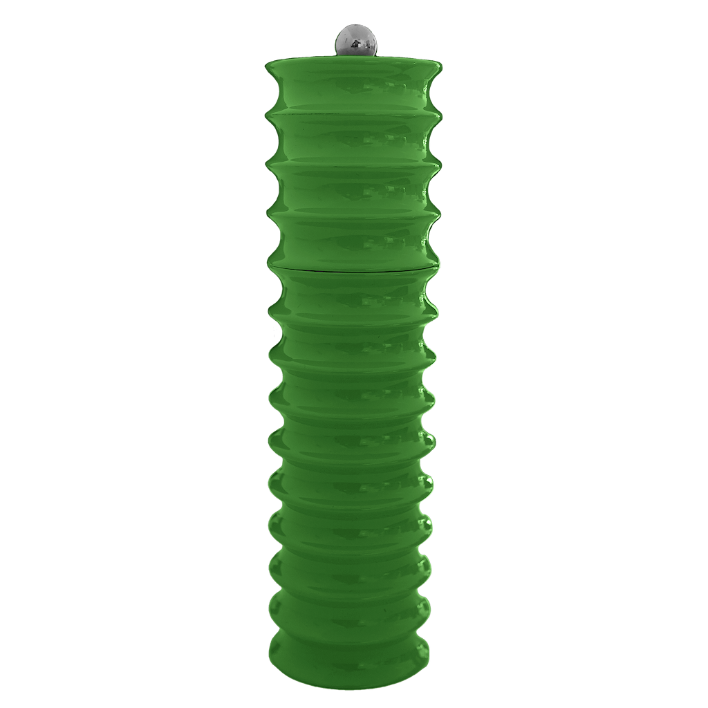 Leaf Green Twister Salt and Pepper Mill