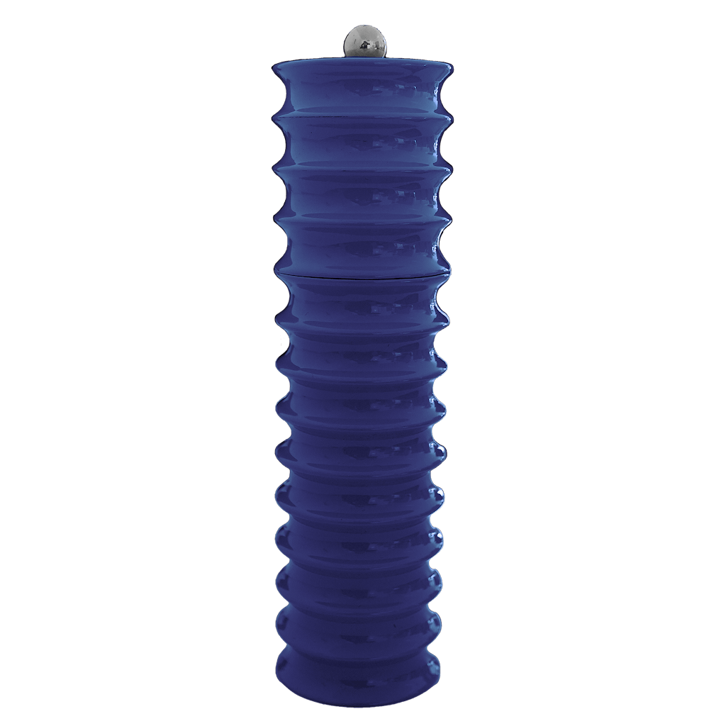 Navy Twister Salt and Pepper Mill