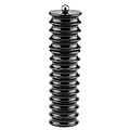 Black Twister Salt or Pepper Grinder - Addison Ross Ltd UK