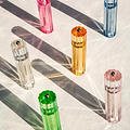 Amber Icy Flute Salt or Pepper Mill