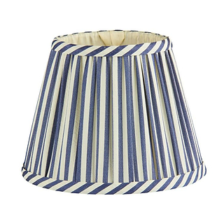 Navy Striped Lampshade - 16cm