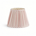Pink Striped Lampshade - 16cm