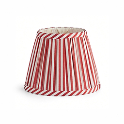 Red Striped Lampshade - 16cm