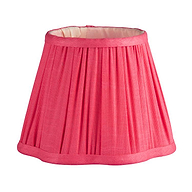 Watermelon Pink Scallop Lampshade - 16cm