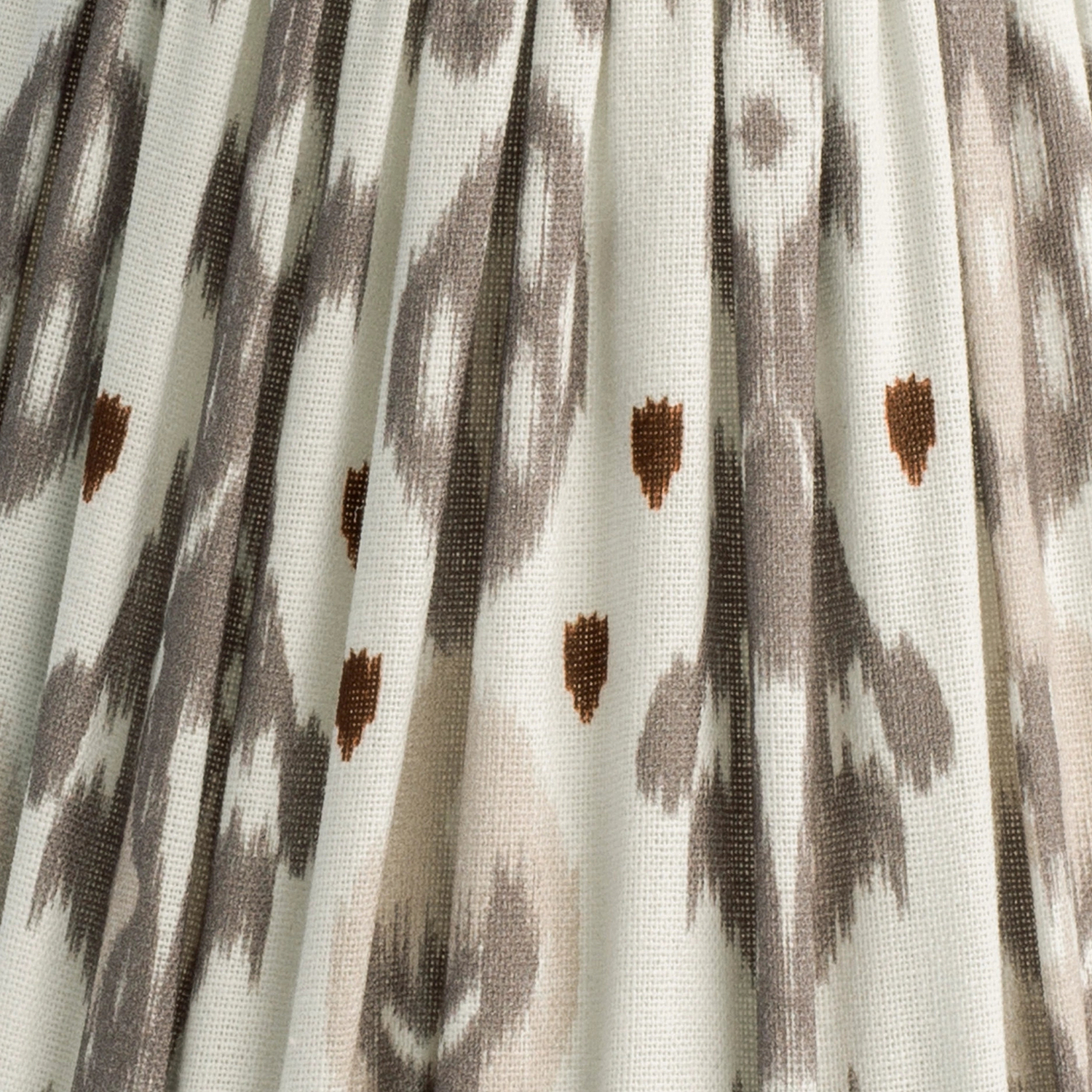 Ikat Empire Mink & Cappuccino Lampshade - 16cm
