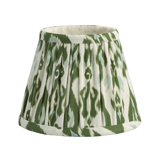 Ikat Empire Khaki & Sage Lampshade - 16cm