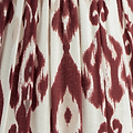 Ikat Empire Lampenschirm in Cherry und Cappuccino - 16cm