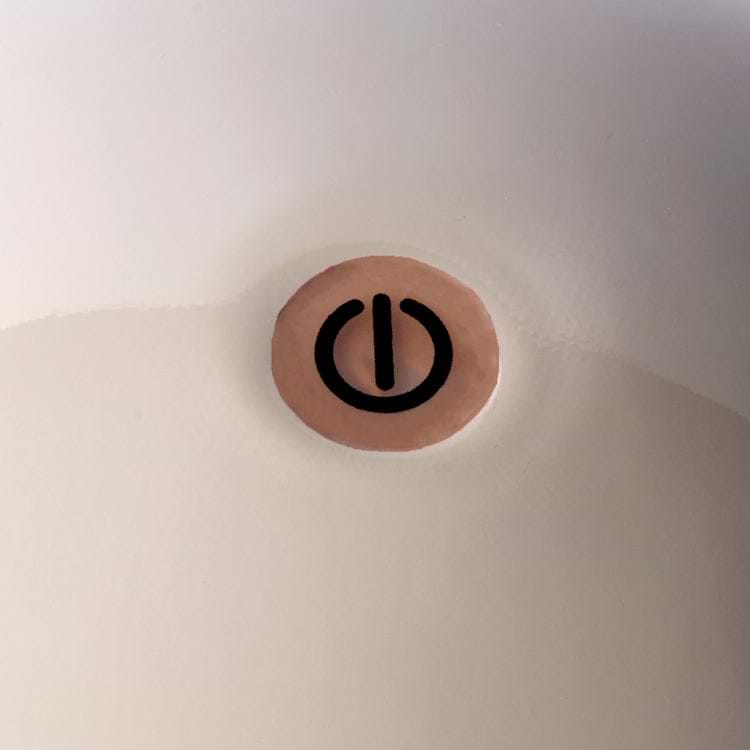 Cappuccino Lacquer Rechargeable Bobbin LED Lamp