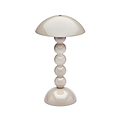 Cappuccino Lacquer Rechargeable Bobbin LED Lamp