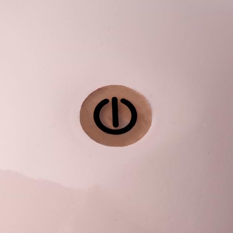 Pale Pink Lacquer Rechargeable Bobbin LED Lamp