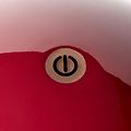 Cherry Lacquer Rechargeable Bobbin LED Lamp