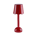 Burgundy Scallop Rechargeable LED Lamp