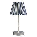 Silver Bamboo Rechargeable Lamp Base - 25cm