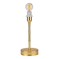 Bamboo Lamp Base Gold 25cm