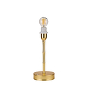 Bamboo Lamp Base Gold 25cm