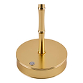 Bamboo Lamp Base Gold 25cm