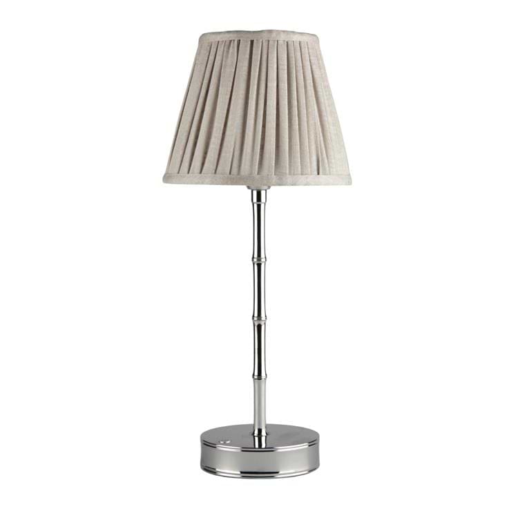 Chiffon Grey Empire Lampshade - 16cm