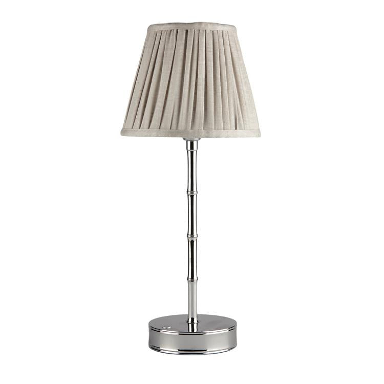 Chiffon Grey Empire Lampshade - 16cm
