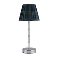Navy Tartan Empire Lampshade - 16cm