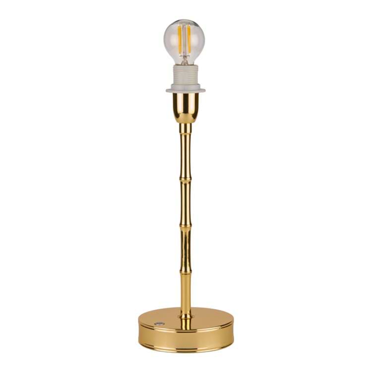Bamboo Lamp Base Gold 30cm
