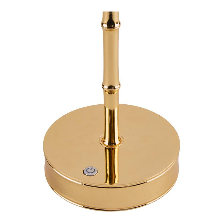 Bamboo Lamp Base Gold 30cm