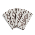 Ikat Mink Napkins - Set of 4