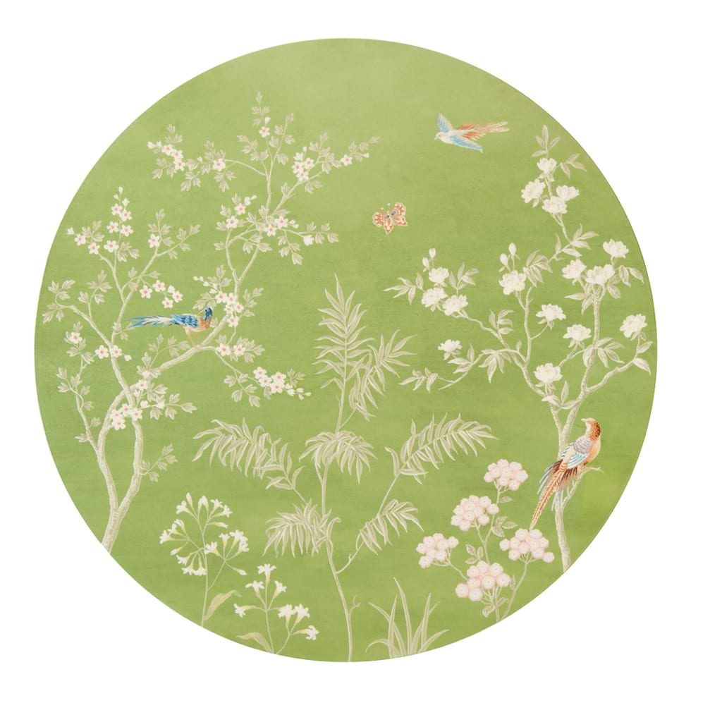 Grüne Chinoiserie-Platzsets - 4er-Set