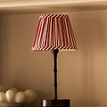 Red Striped Lampshade - 16cm