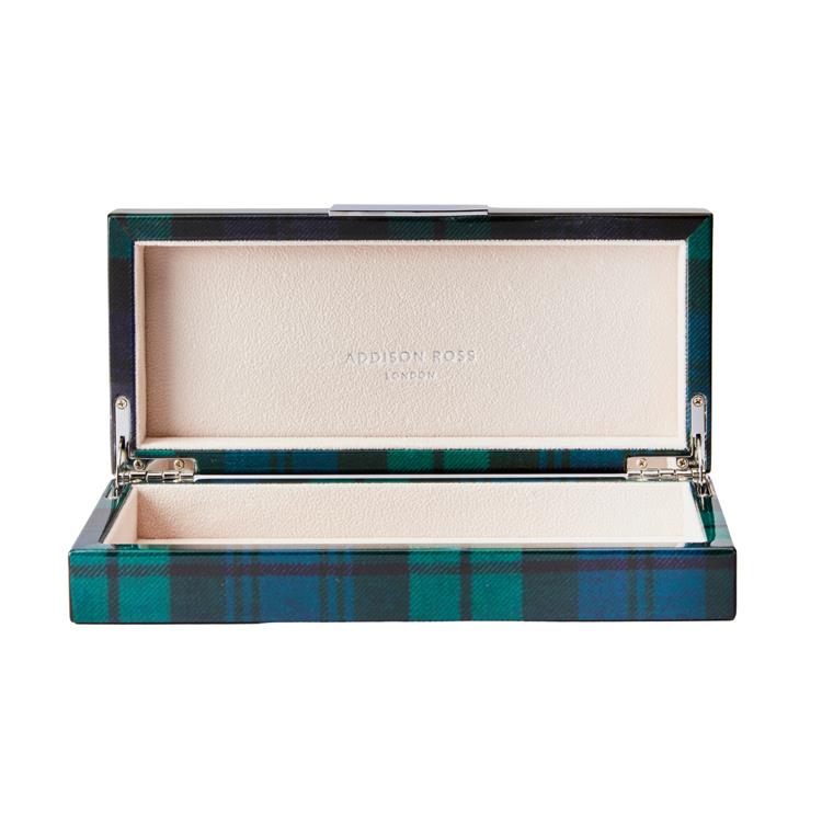 Black Watch Tartan Box bil-Fidda