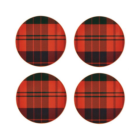 Ross Tartan Coasters- Set of 4