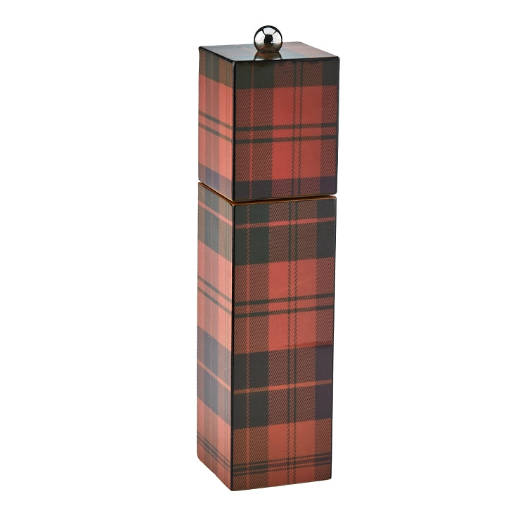 Ross Tartan Salz- oder Pfeffermühle mit quadratischer Säule