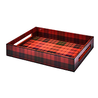 Średnia taca Ross Tartan