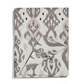 Ikat Mink Linen Tablecloth