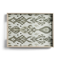 Ikat Medium Mink & Cappuccino Two-Tone Tray