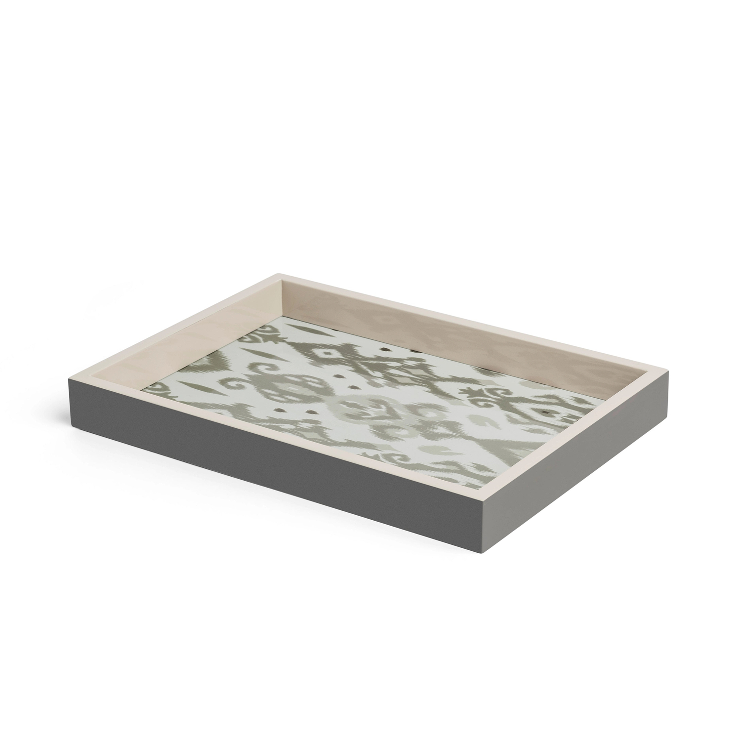 Ikat Small Mink & Cappuccino Two-Tone Tray