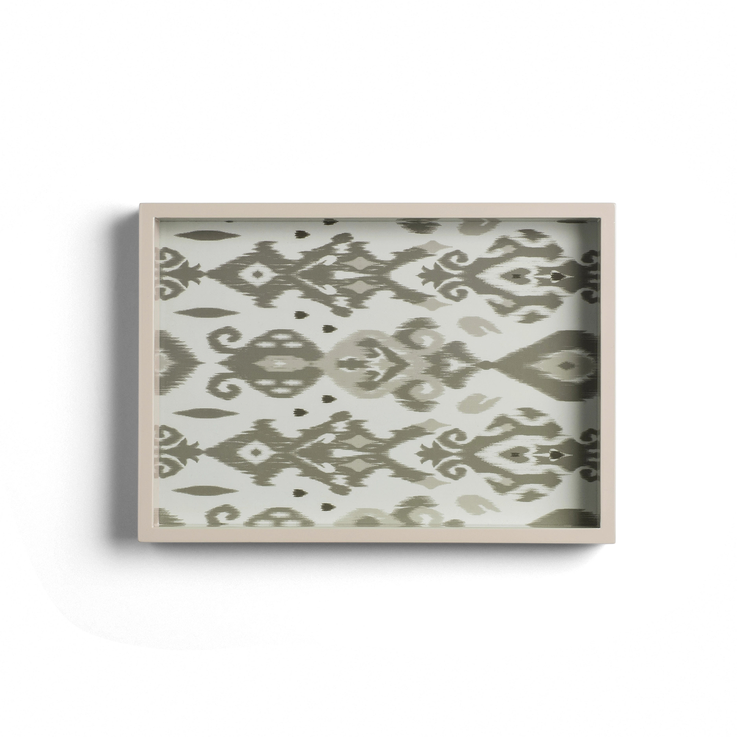 Ikat Small Mink & Cappuccino Two-Tone Tray