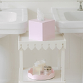 Light Pink Square Tissue Box