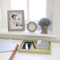 Chiffon Grey Small Lacquered Tray